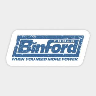 Binford Tools (blue) Sticker